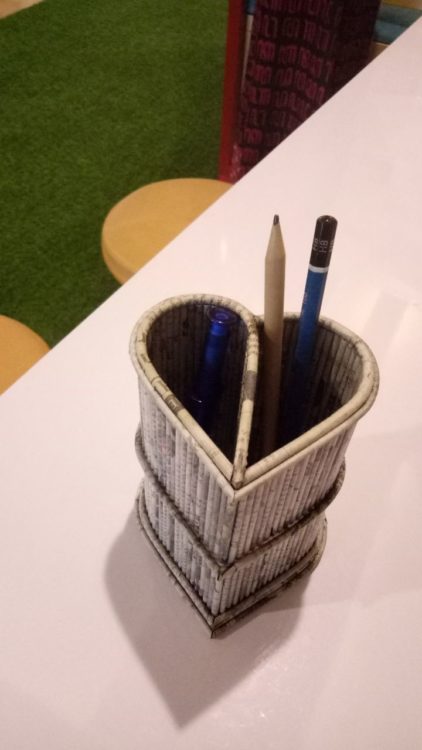 Kerajinan Tangan dari Koran