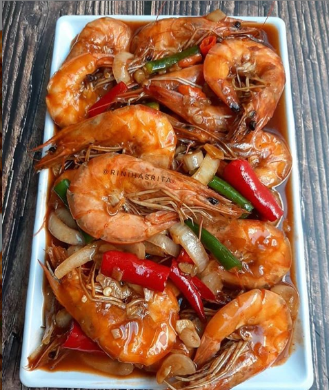 resep masakan udang saus tiram resep masakan udang